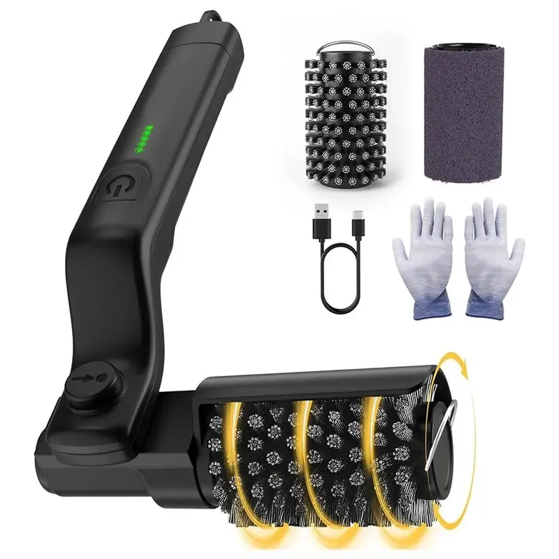 Brosse de nettoyage électrique sans fil pour barbecue en acier inoxydable - Image 1