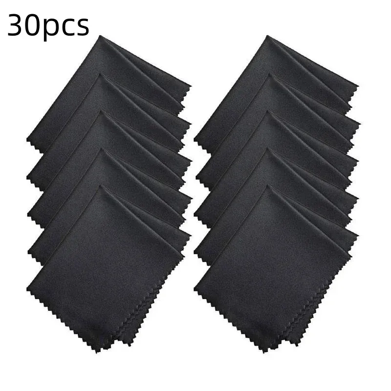 1/10/20/30 chiffons de nettoyage en microfibre pour lunettes, lentilles, ordinateurs portables, téléphones et écrans 10