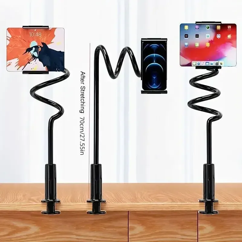 Support paresseux pour téléphone portable et tablette iPad, fixation pour chevet ou bureau en porte-à-faux 5