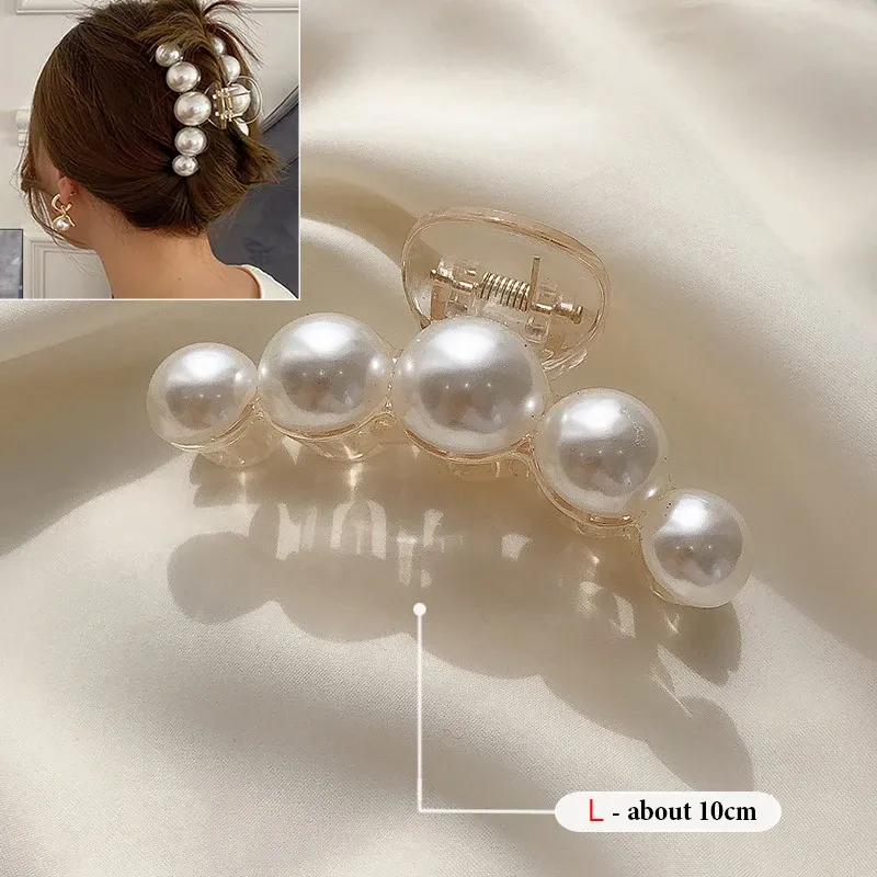 Pince à cheveux géométrique ajourée en métal pour femme 32