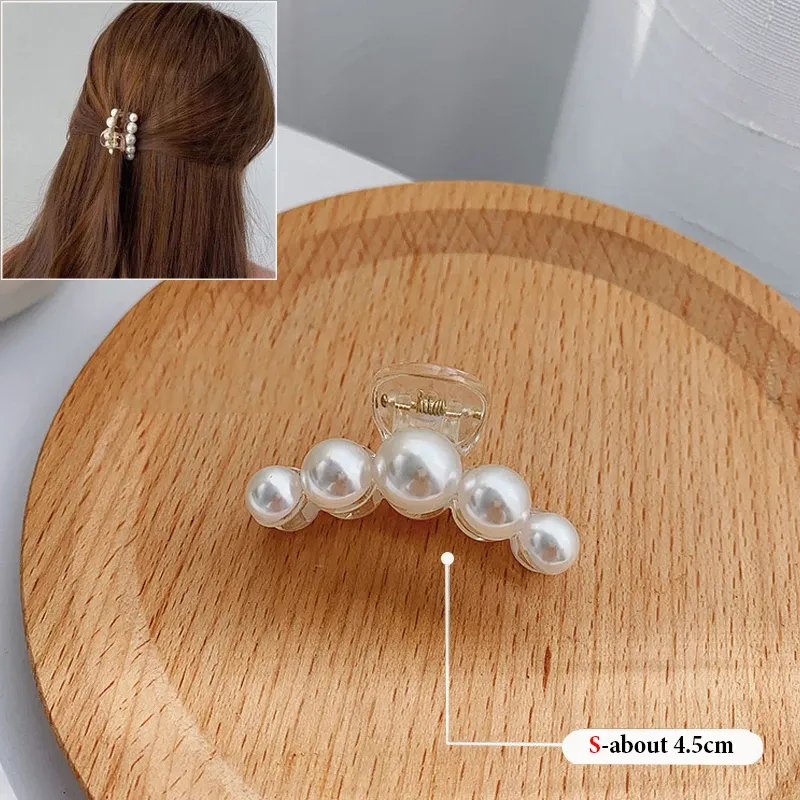 Pince à cheveux géométrique ajourée en métal pour femme 30