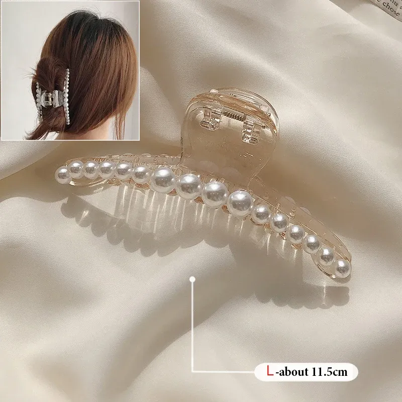 Pince à cheveux géométrique ajourée en métal pour femme 26