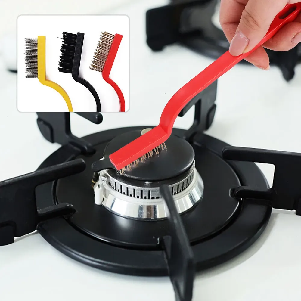Brosses de nettoyage pour cuisinière à gaz, vue d'ensemble