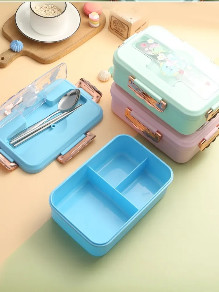 Boîte à déjeuner Bento dinosaure, vue de face