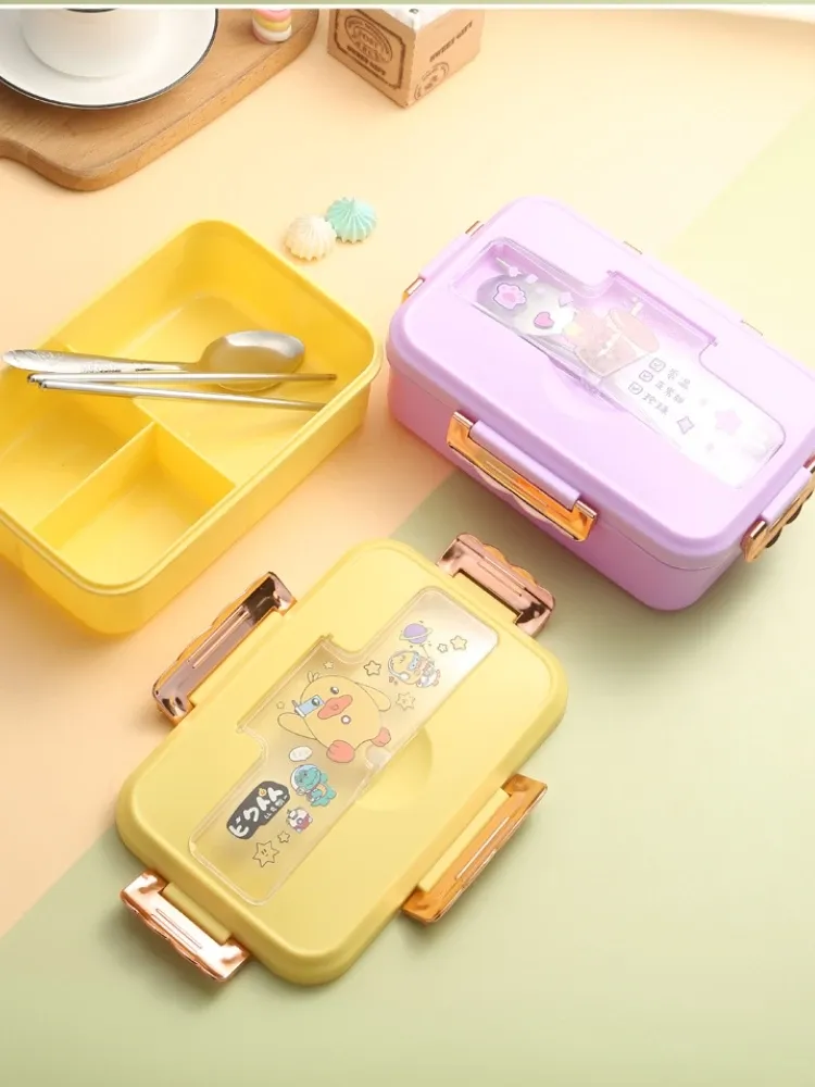 Boîte à déjeuner Bento dinosaure, vue de dessus