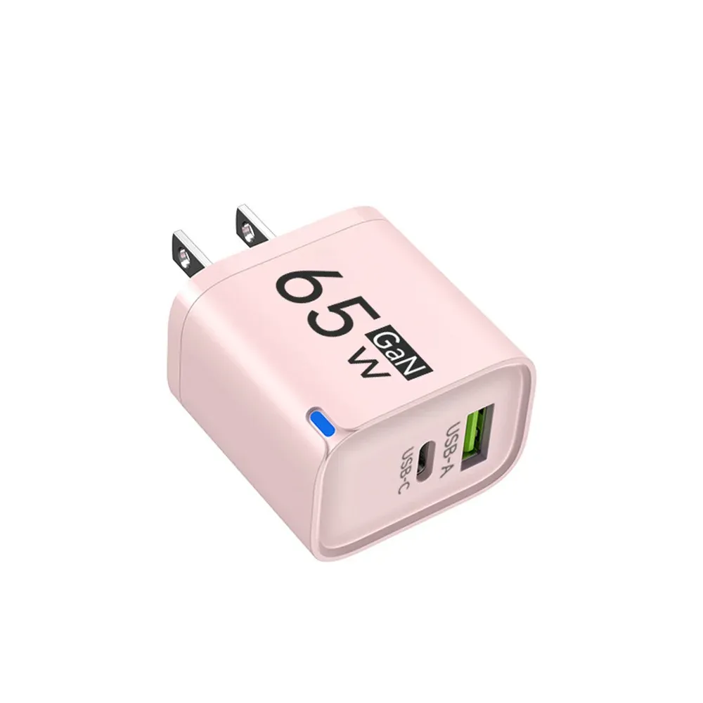 Chargeur USB-C GaN, recharge simultanée