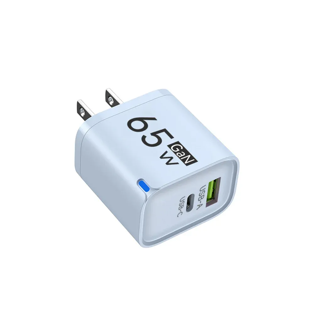 Chargeur USB-C GaN 65 W à 3 ports, adaptateur mural à charge rapide QC 3.0 pour smartphones, compatible iPhone, Samsung, Xiaomi et Huawei, prises UE, US et UK 14
