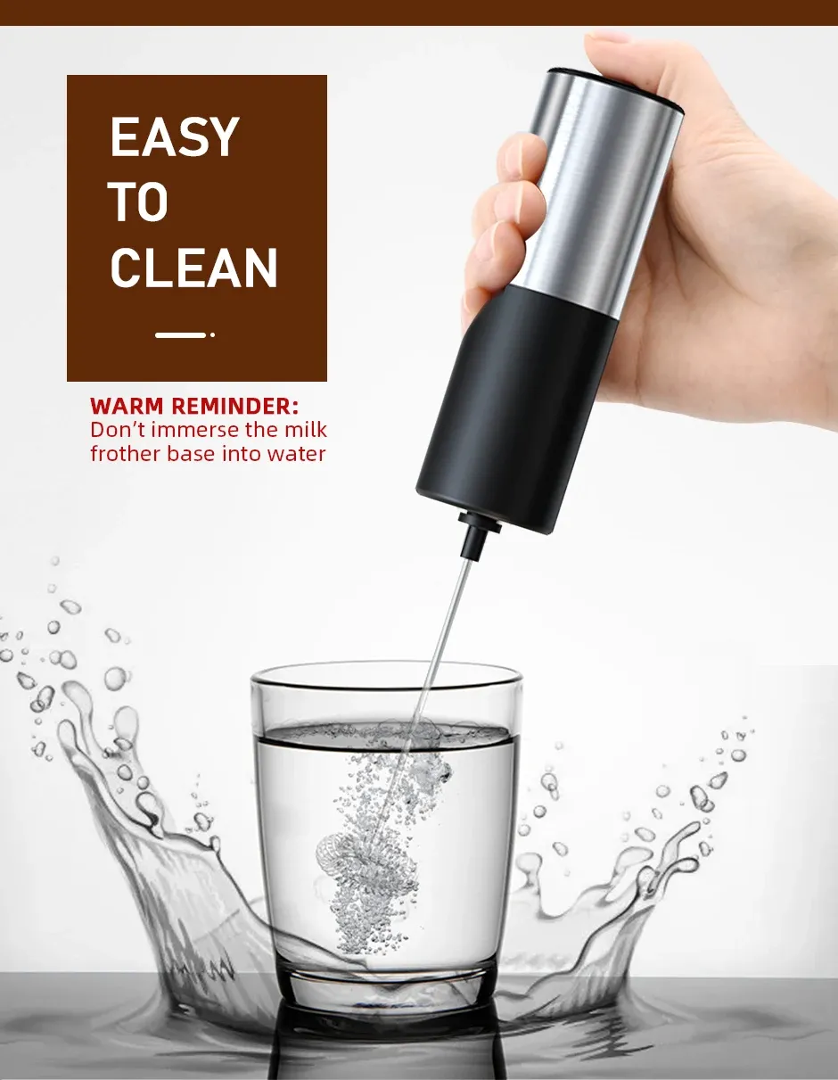 Mini mousseur de lait électrique, modèle B, lifestyle