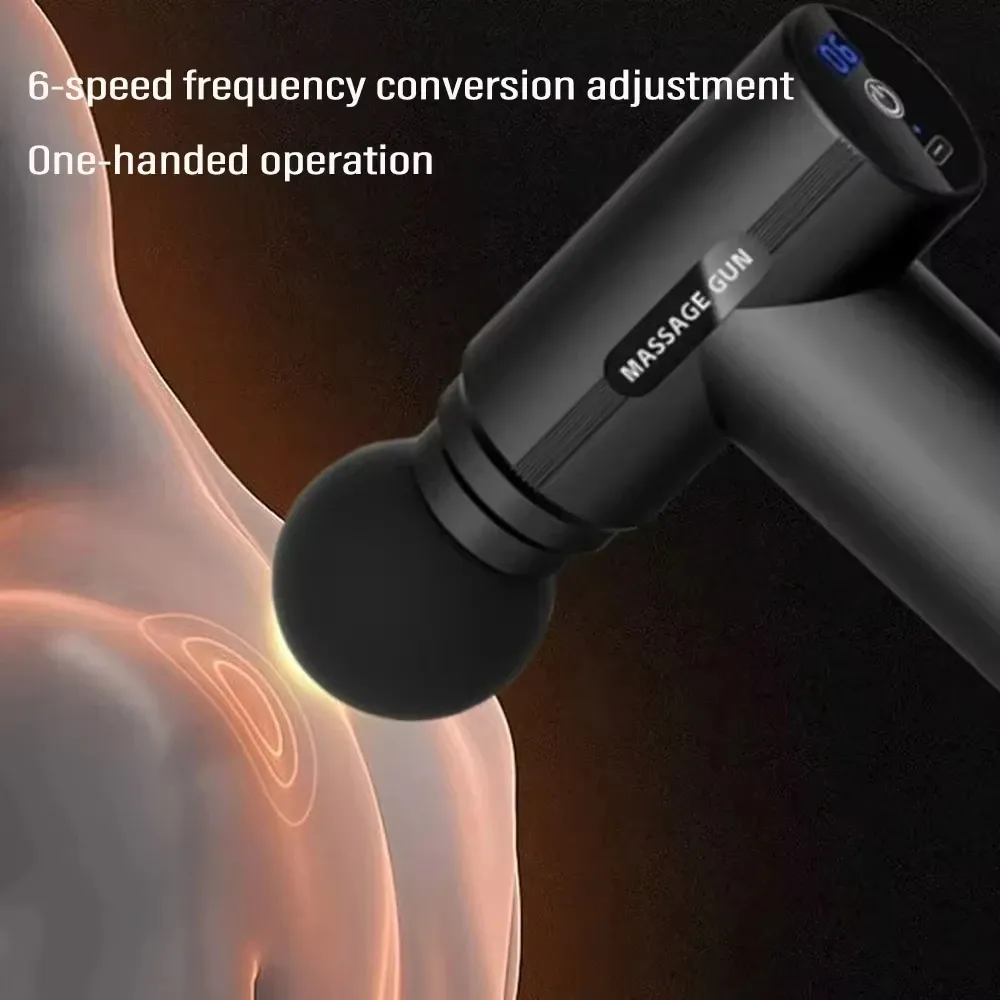 Pistolet de massage vibrant en utilisation quotidienne