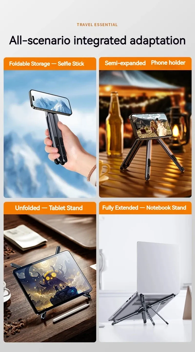 Détail du support magnétique pliable