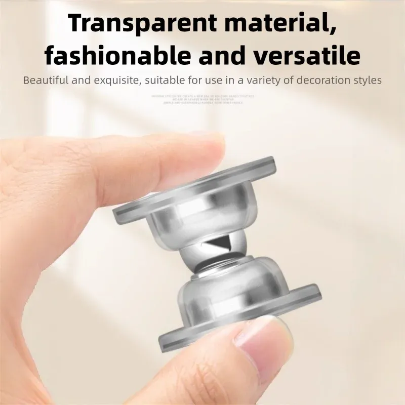 Butée de porte magnétique en silicone à fixation tactile, anti-collision et silencieuse, pour hôtel et domicile 5