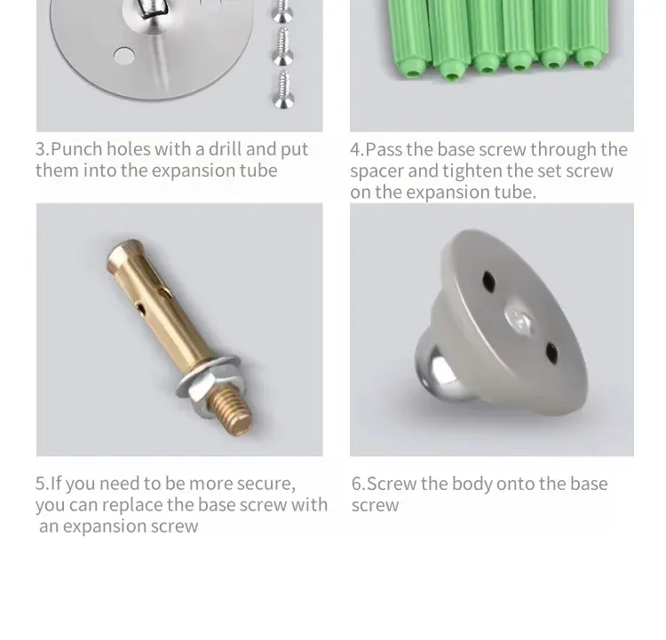 Butée de porte en silicone, présentation finale