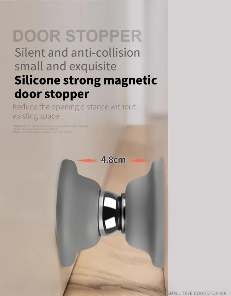 Vue d'ensemble de la butée de porte en silicone