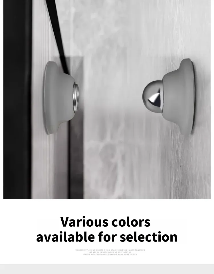 Butée de porte en silicone, maintien de la porte