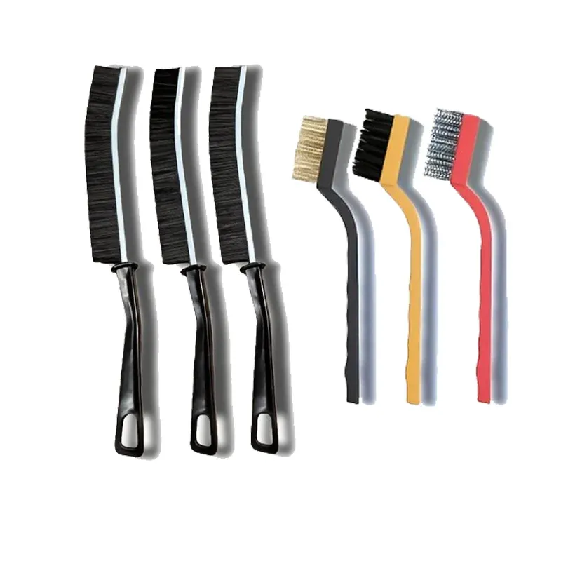 Brosse de nettoyage pour interstices à poils durs, outil de nettoyage des joints, coins de voiture, rainures de fenêtre et joints de carrelage de cuisine 9