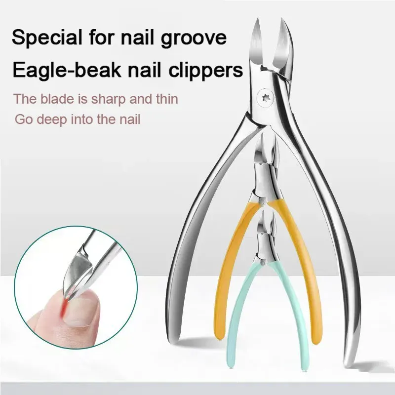 Coupe-ongles professionnel en acier inoxydable anti-éclaboussures, 1 pièce - Réf. ZJJ03 2