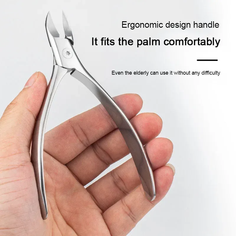 Coupe-ongles professionnel en acier inoxydable anti-éclaboussures, 1 pièce - Réf. ZJJ03 5