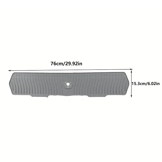 Tapis de protection long en silicone pour robinet d'évier, anti-éclaboussures, absorbant, pour plan de travail de cuisine 7