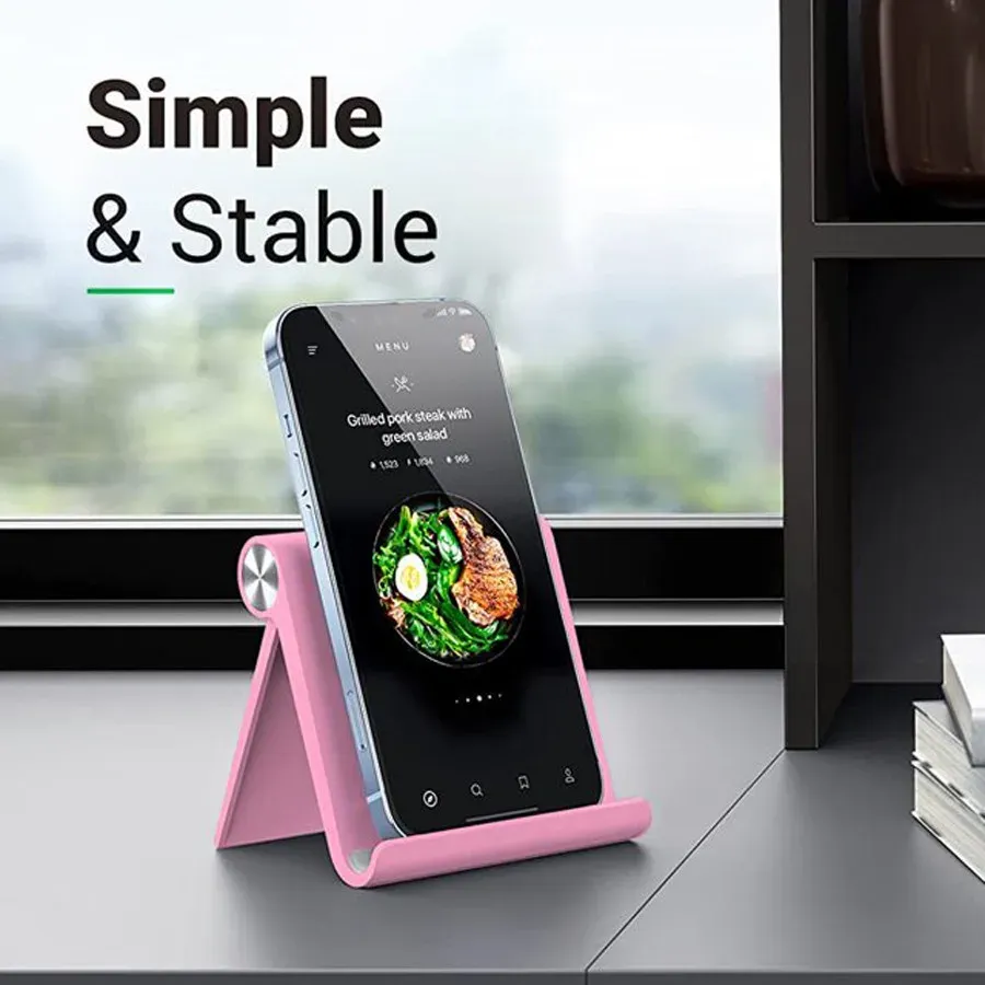Support de téléphone réglable, pliable et portable, support de bureau universel pour iPhone, Samsung 2