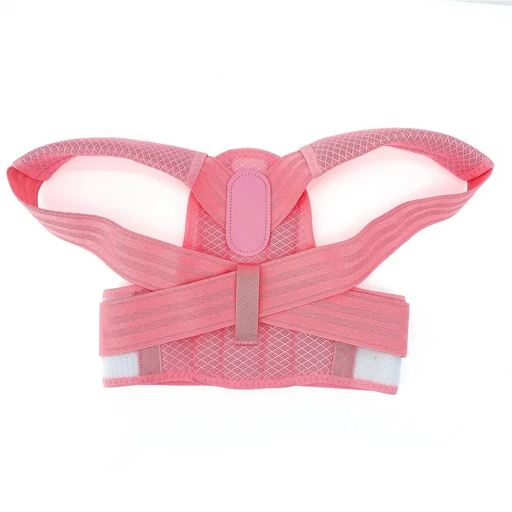 Correcteur de posture réglable pour enfant, corset orthopédique de soutien du dos et des épaules 5