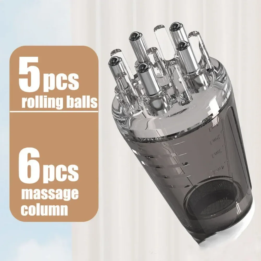 Applicateur de cuir chevelu avec peigne à liquide, mini peigne de massage portable, huile essentielle, guidage du fluide, masseur anti-chute de cheveux, outil de soin du cuir chevelu 6