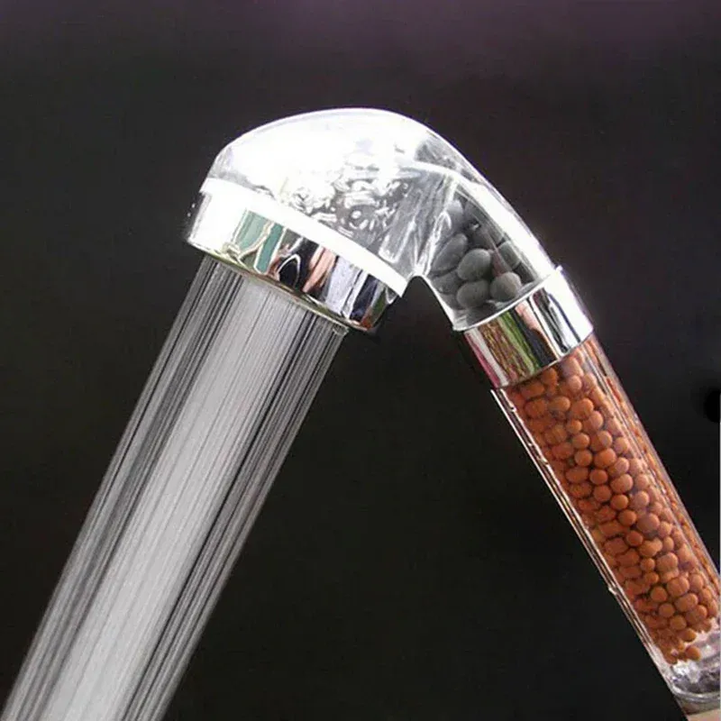 Pommeau de douche filtrant Anion Tourmaline à haut débit, économie d'eau, pomme de douche à main avec filtre spa, ATWFS 088