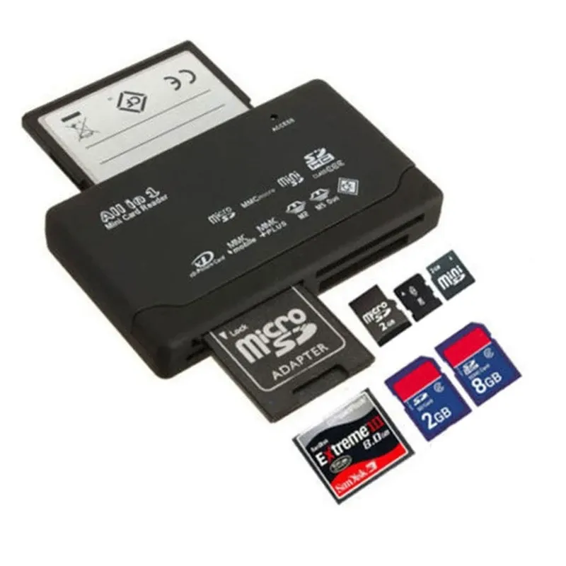 Lecteur de cartes mémoire USB externe 21 en 1 (SD, SDHC, Mini SDHC, M2, MMC, XD, CF) 6