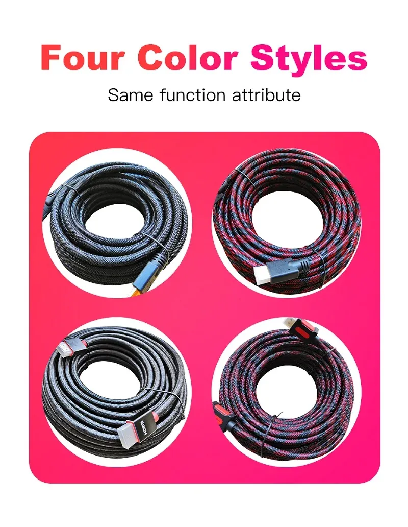 Câble HDMI long avec connecteurs