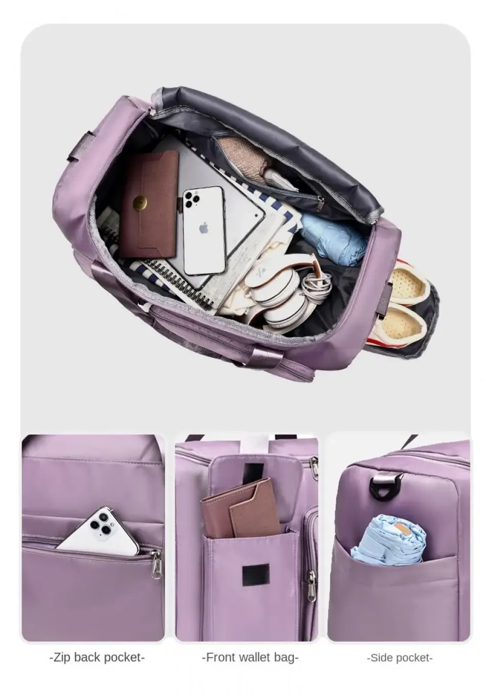 Sac de voyage UNIXINU compartiments