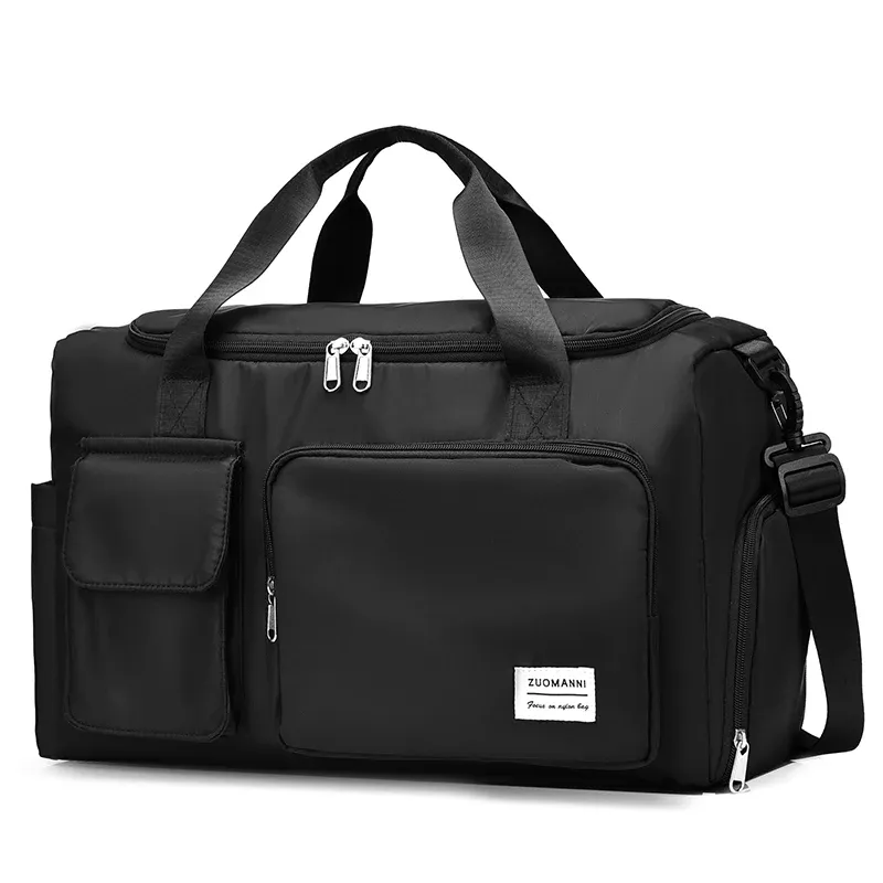 Sac de voyage à main grande capacité pour week-end, sac de sport de nuit avec compartiment à chaussures, sac de sport et de fitness pour femme 8