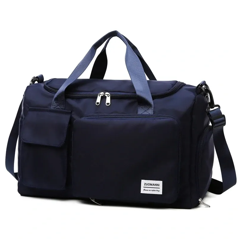 Sac de voyage à main grande capacité pour week-end, sac de sport de nuit avec compartiment à chaussures, sac de sport et de fitness pour femme 9