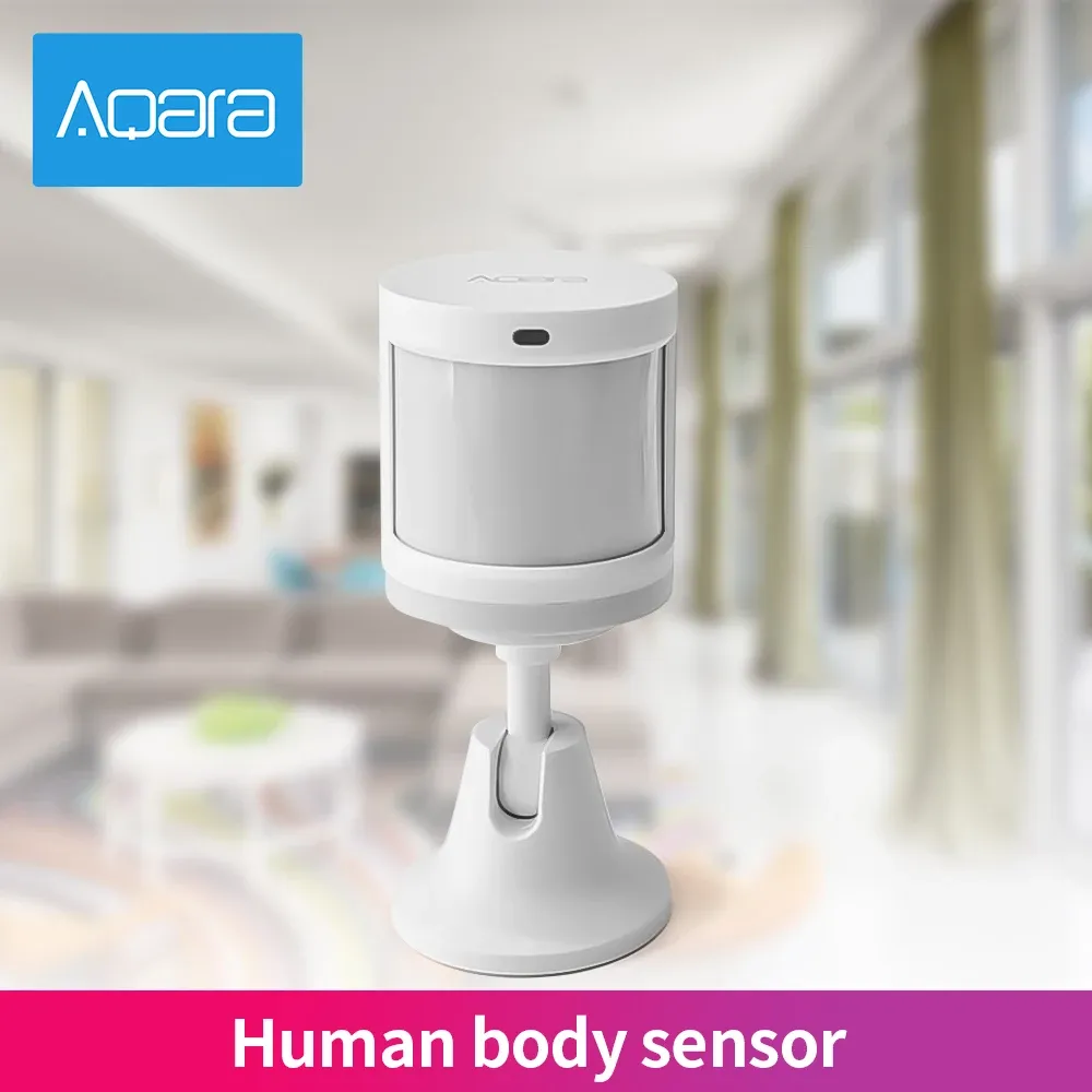 Capteur intelligent Aqara multifonction ZigBee : ouverture de porte ou fenêtre, température, humidité, mouvement, détection d'eau et de vibrations, compatible HomeKit 4