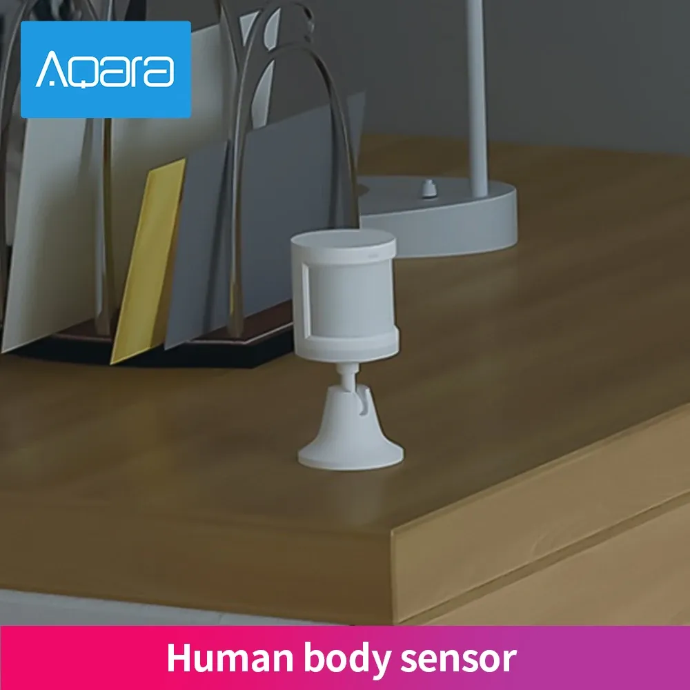 Capteur intelligent Aqara multifonction ZigBee : ouverture de porte ou fenêtre, température, humidité, mouvement, détection d'eau et de vibrations, compatible HomeKit 6