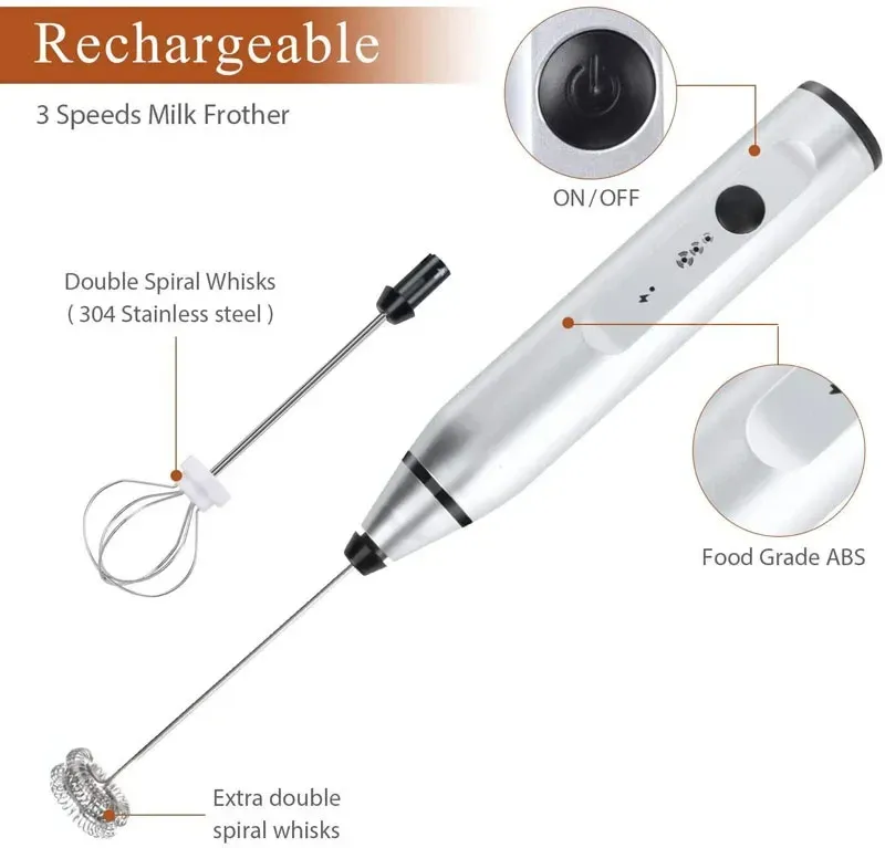 Mousseur à lait électrique, accessoires