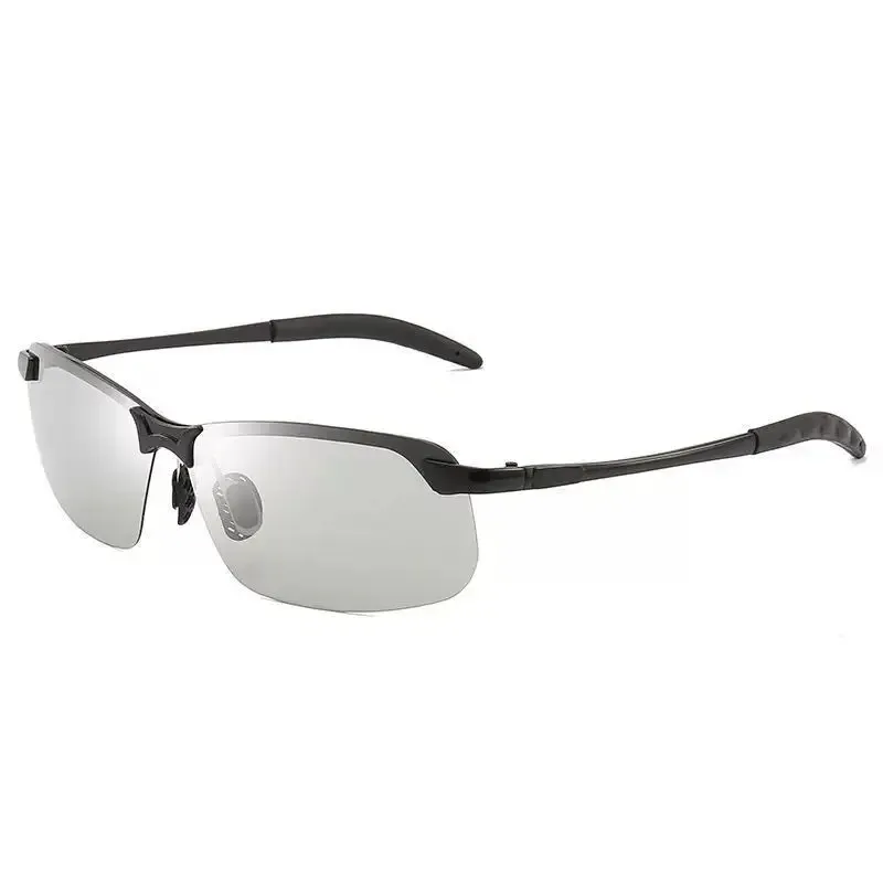 Lunettes de soleil photochromiques polarisées pour homme, conduite jour et nuit 7