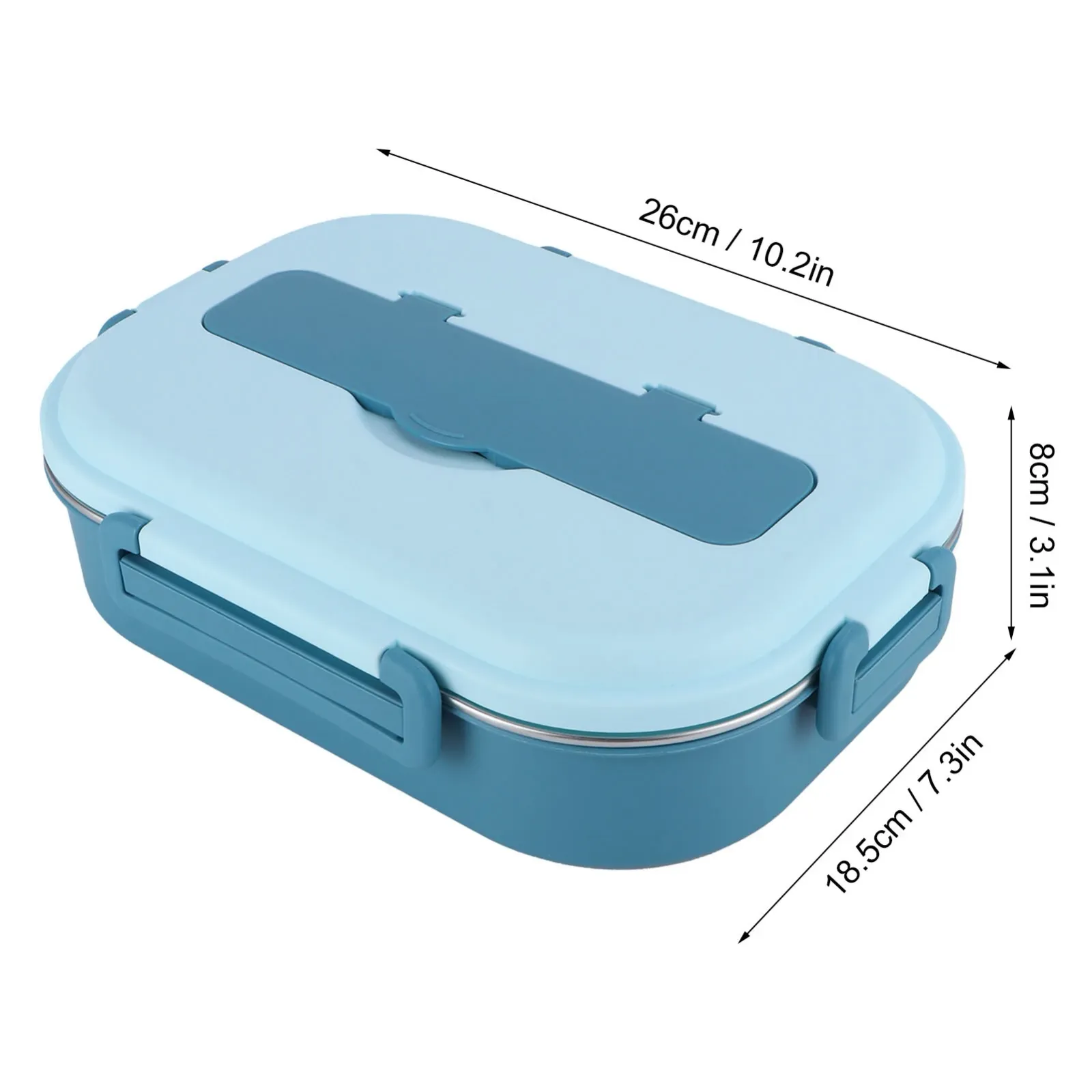 Boîte à déjeuner en acier inoxydable, vue 3