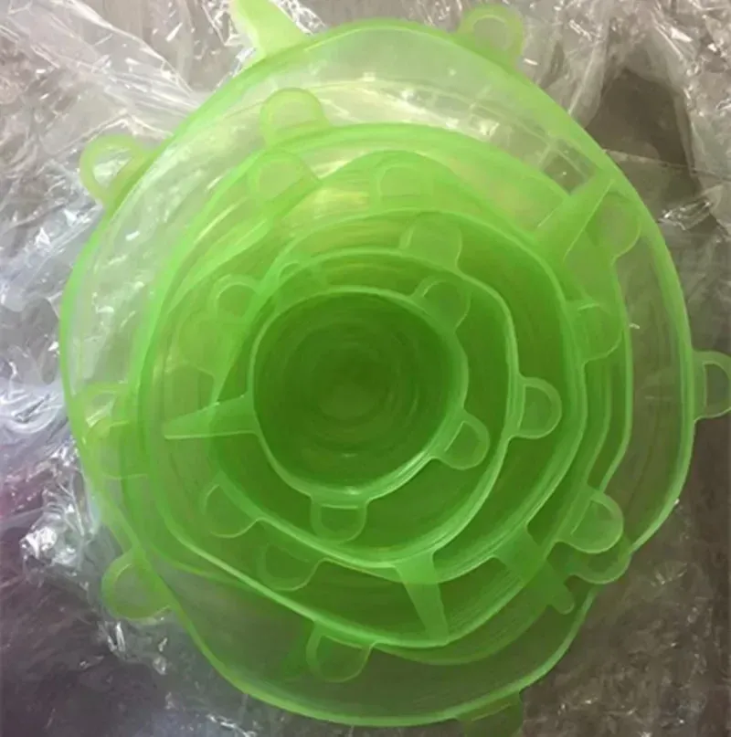 Couvercle extensible en silicone réutilisable, couvercle alimentaire pour conservation de la fraîcheur 10