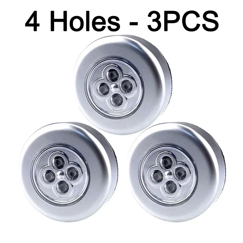 Lot de 1 à 5 veilleuses LED sans fil à commande tactile pour armoire et placard, fonctionnant sur piles 8