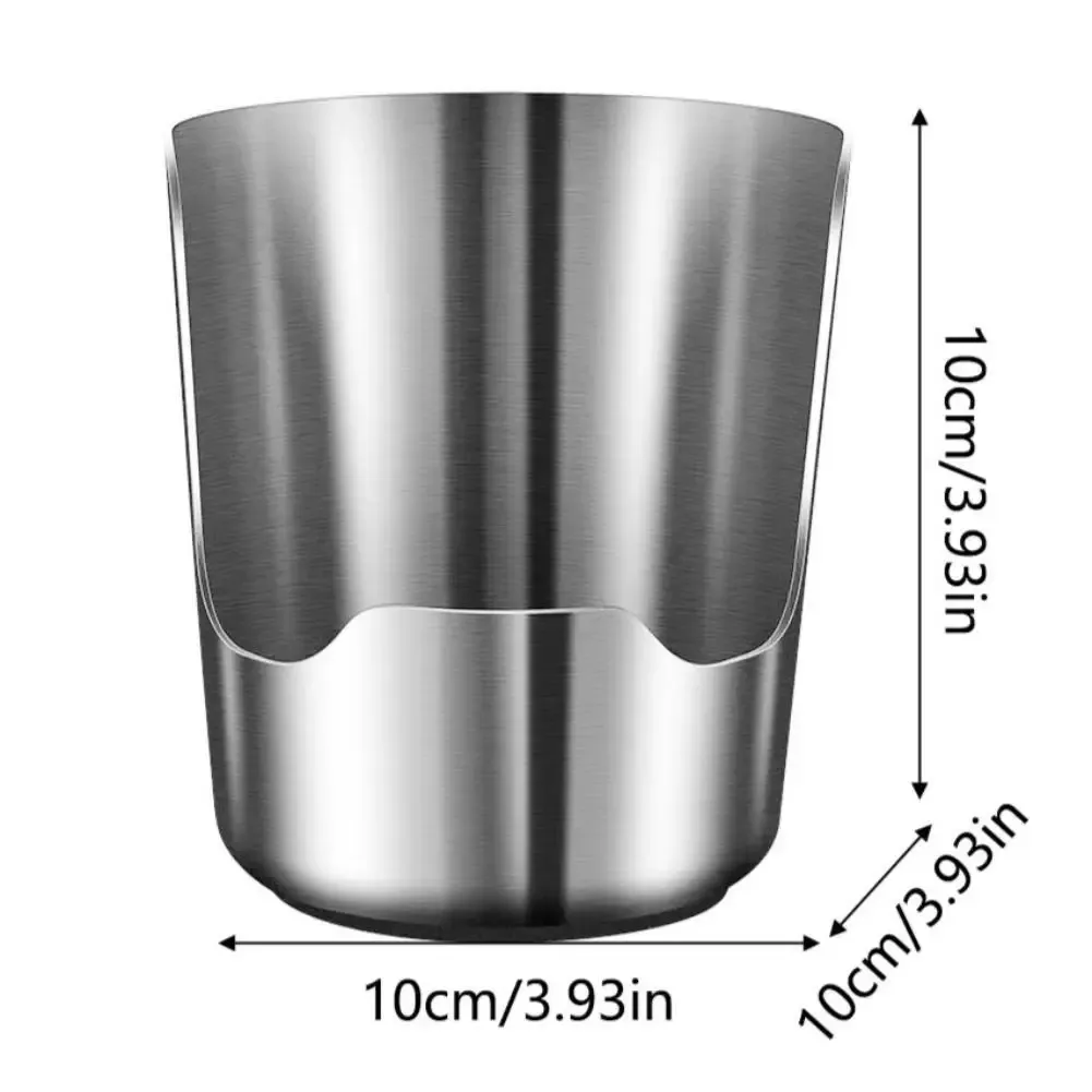 Support de couvercle de casserole en acier inoxydable, organisateur de comptoir de cuisine multifonctionnel, support de rangement vertical pour cuillères et ustensiles de cuisine 6