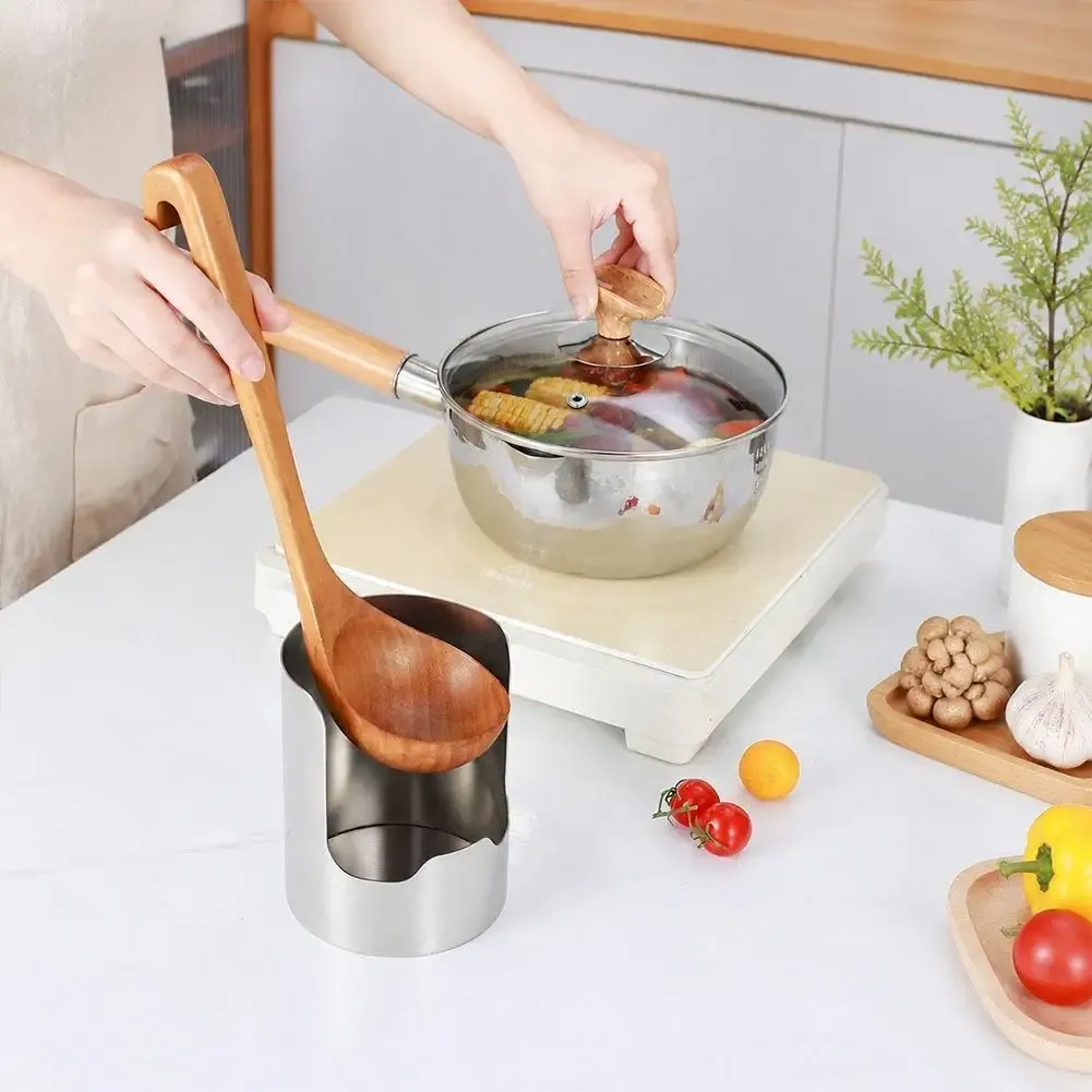 Support de rangement vertical pour louches et couvercles de casseroles