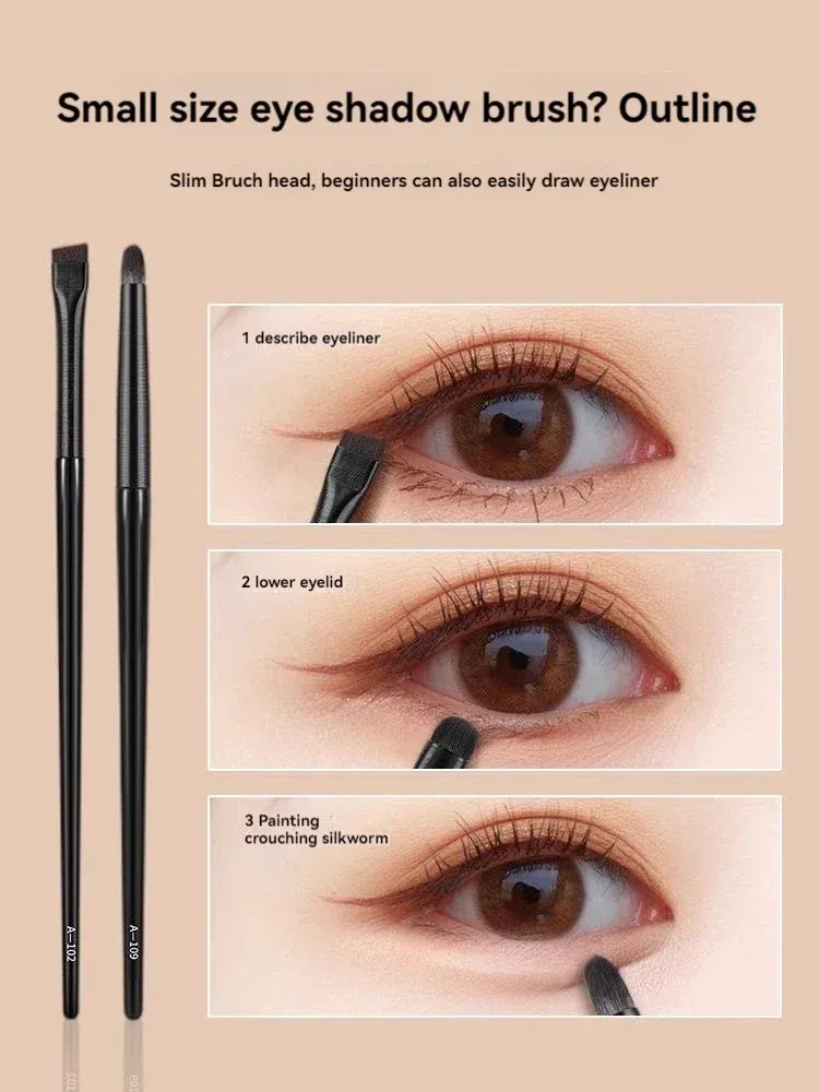 Pinceaux pour un maquillage des yeux précis
