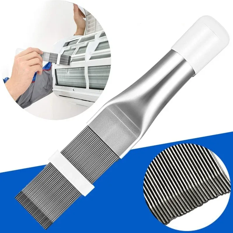 Peigne de nettoyage pliant pour ailettes de climatiseur, condenseur HVAC et radiateur - Image 1