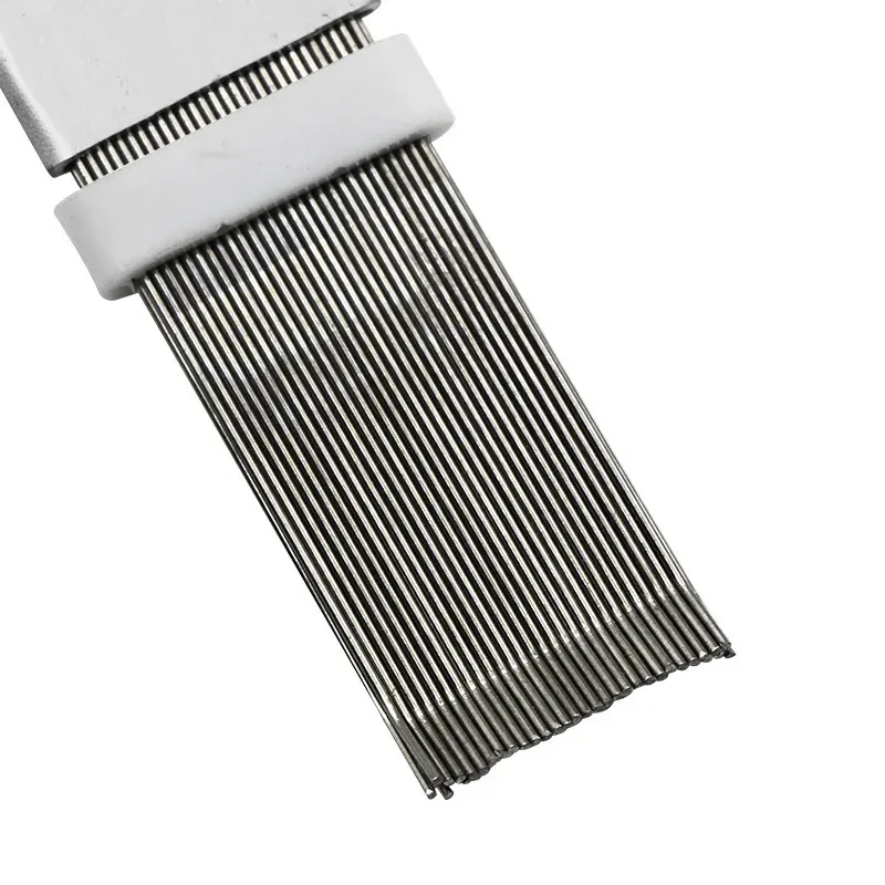 Peigne de nettoyage pliant pour ailettes de climatiseur, condenseur HVAC et radiateur 5