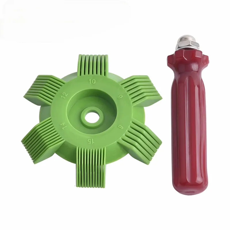 Peigne de nettoyage pliant pour ailettes de climatiseur, condenseur HVAC et radiateur 7