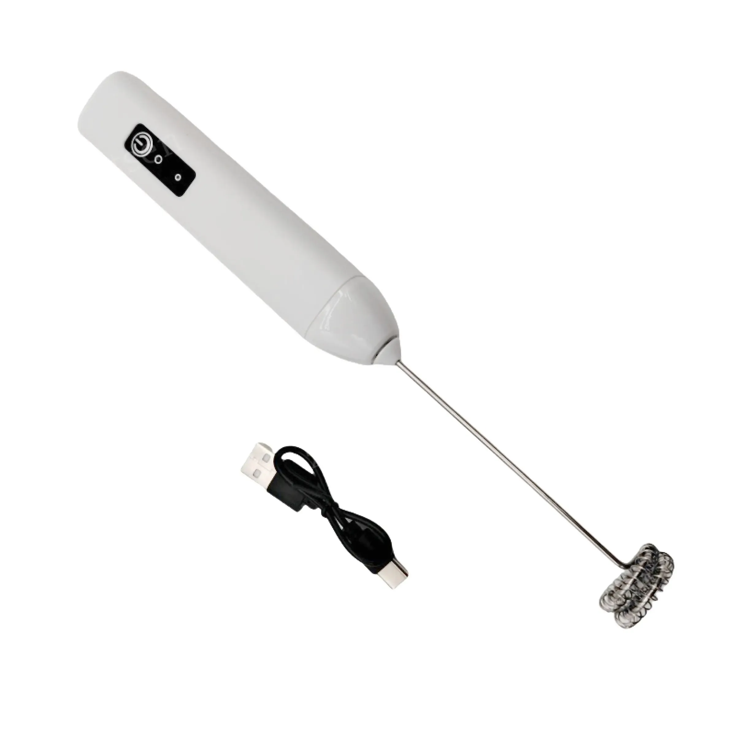 Mousseur à lait USB rechargeable mini, 3 vitesses, fouet électrique pour café et mélangeur à œufs 7