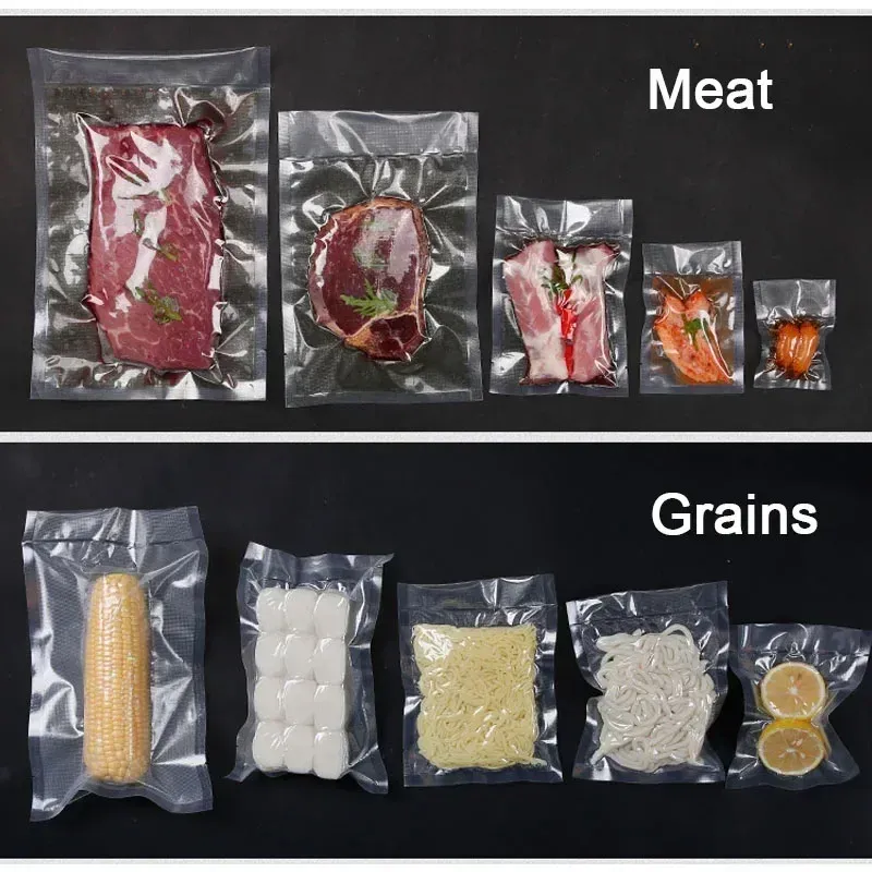 Sacs de mise sous vide pour aliments, 100 pièces, sacs de conservation sous vide sans BPA, pour la cuisine 4