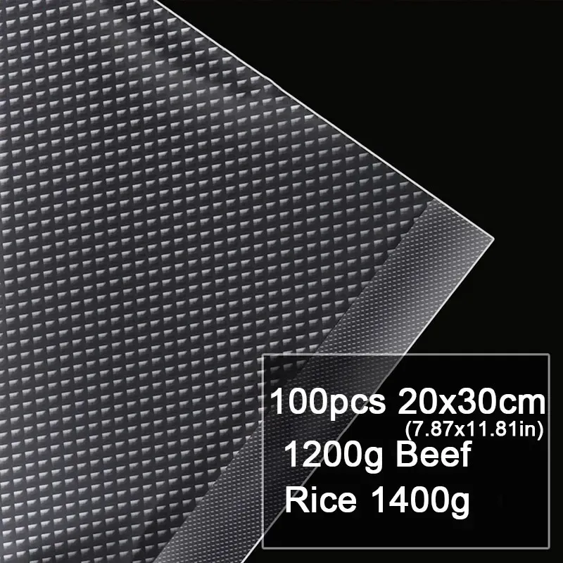 Sacs de mise sous vide pour aliments, 100 pièces, sacs de conservation sous vide sans BPA, pour la cuisine 15