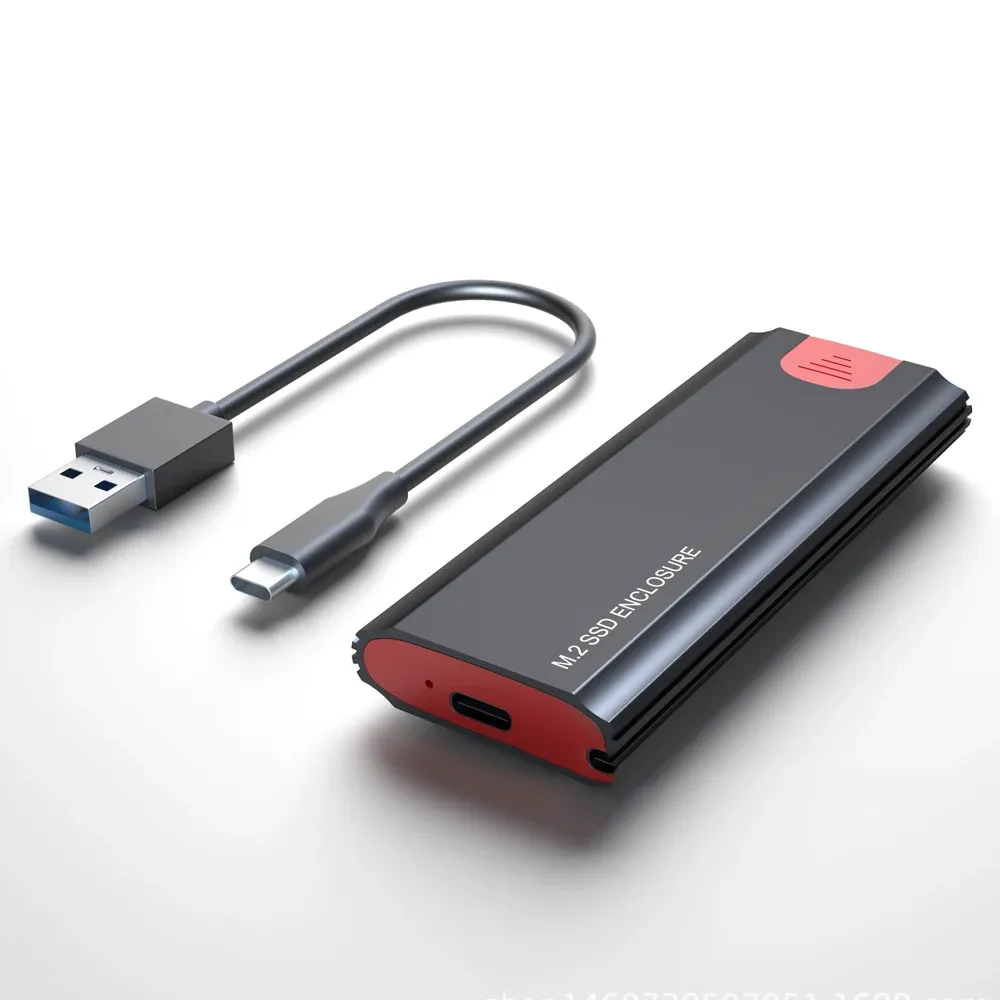 Boîtier SSD M.2 NVMe et SATA, adaptateur USB 3.2 Gen2 10 Gbit/s USB-C, boîtier externe compatible clés M, B et B+M 8