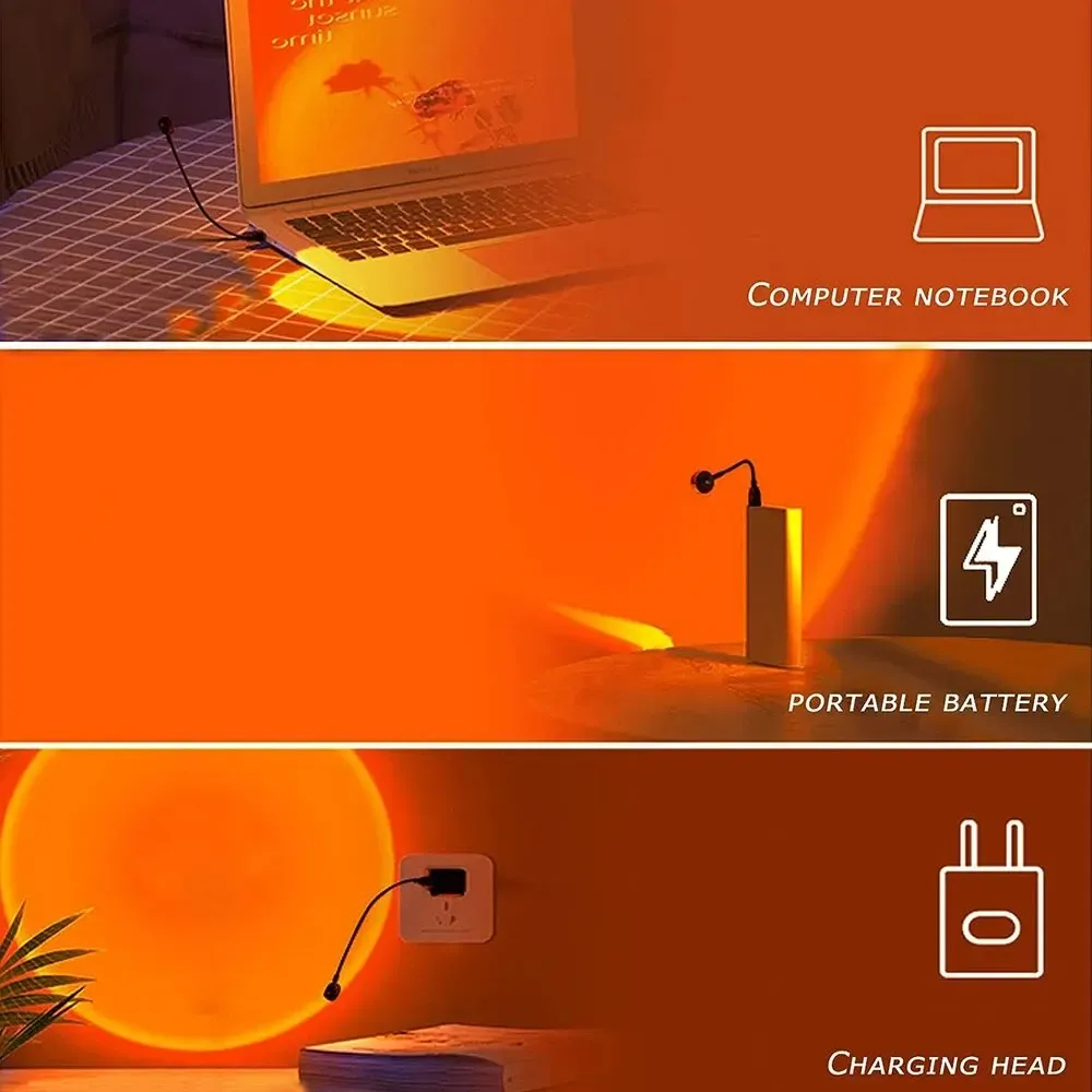 Lampe d'ambiance USB 5