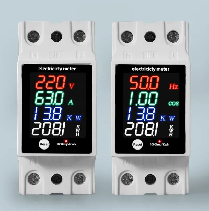 Détail de la structure et des composants du compteur électrique